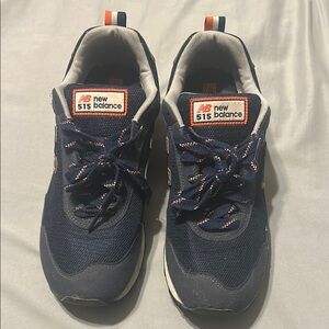 New Balance Blue Sneakers with Chunky Sole and Lace-Up Design